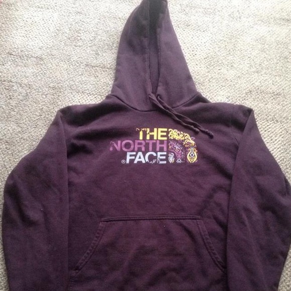 Purple North Face Sweatshirt