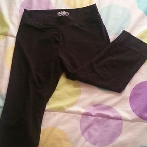 Justice black leggings