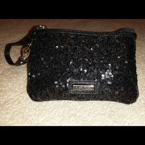 Sequined Nine West black handbag
