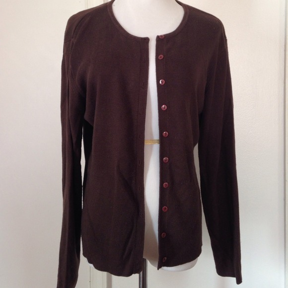 2 piece brown sweater set