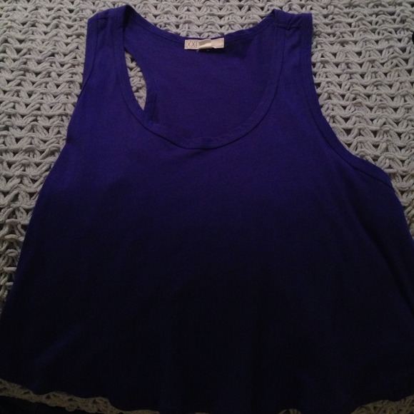 Forever 21 Cobalt Blue Tank - Picture 1 of 2