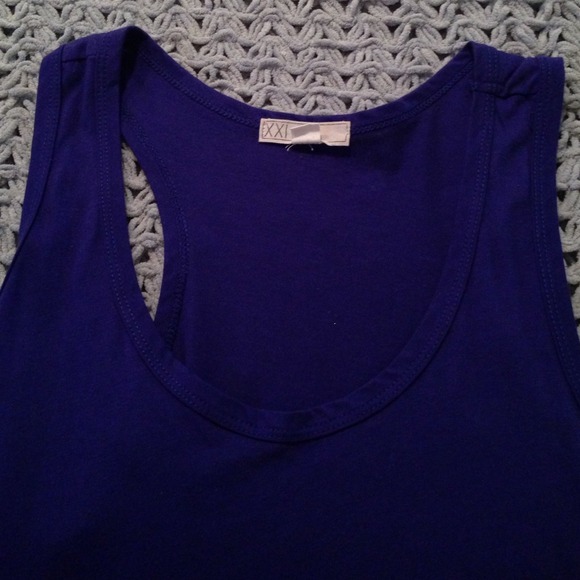 Forever 21 Cobalt Blue Tank - Picture 2 of 2
