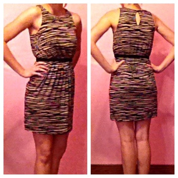 SOLD NWOT Loft Pattern Dress-Petite - Picture 4 of 4