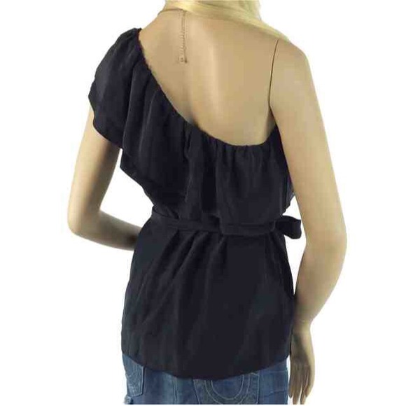 SOLD OUT NWT Alice & Trixie Silk One Shoulder Top - Picture 4 of 4