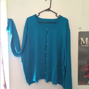 Turquoise Cardigan