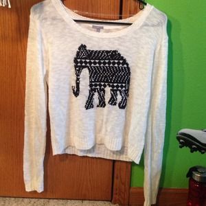 Charlotte Russe elephant sweater
