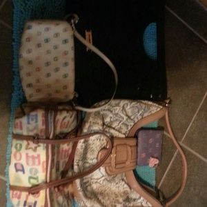 3 piece dooney and Burke set with 2 piece  9 west