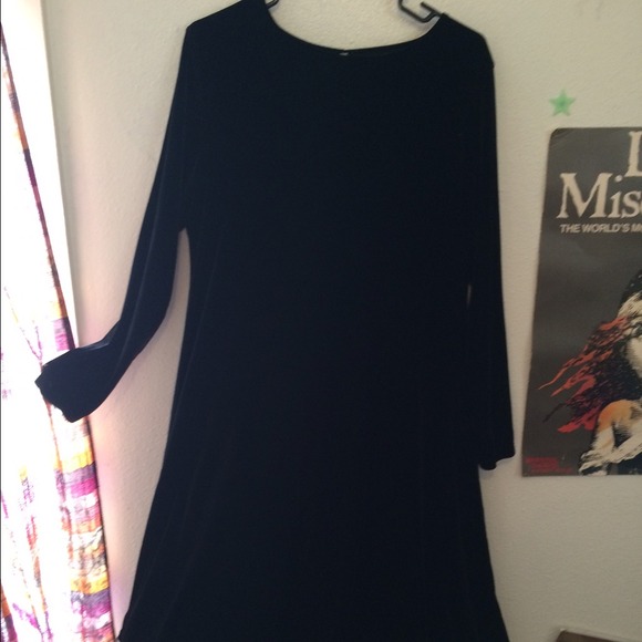 Black Velvet Dress