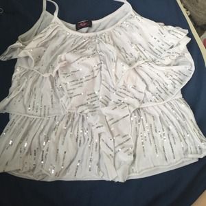 Ultra flirt sequin top
