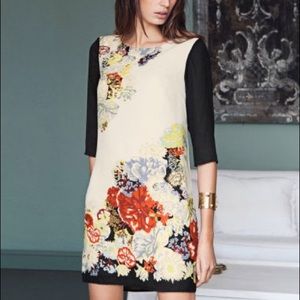 H&M floral dress with black 3/4 length sleeves