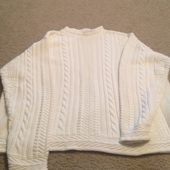 LL Bean Cream Sweater