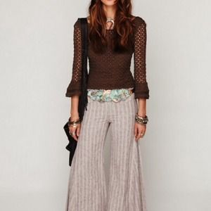 Free people wide leg pants