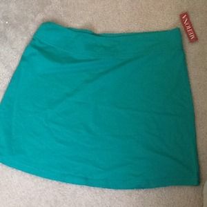 Emerald green skirt