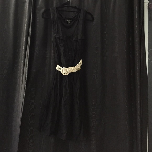 Sleek casual black dress