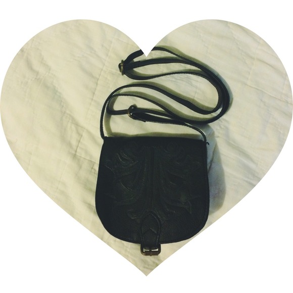H&M black small cross bag