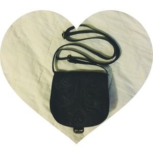 H&M black small cross bag