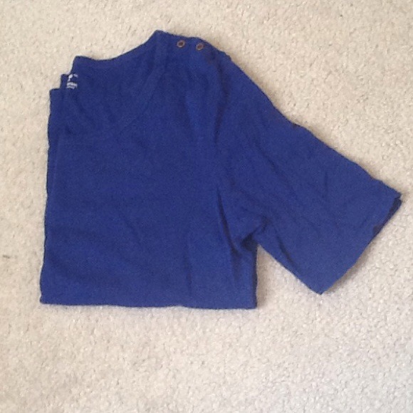 Bright blue gap shirt