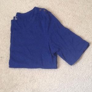 Bright blue gap shirt
