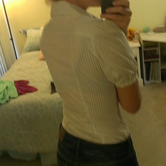 Professional striped button down - Picture 2 of 4