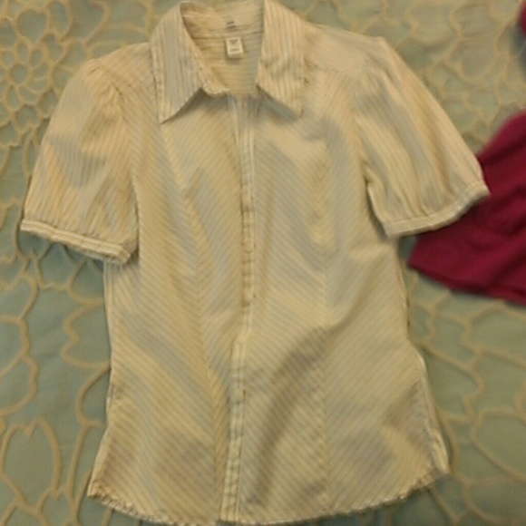 Professional striped button down - Picture 3 of 4