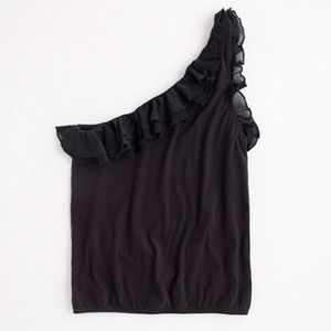 J.Crew one-shoulder ruffle top
