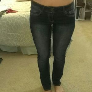 Denim skinny jeans
