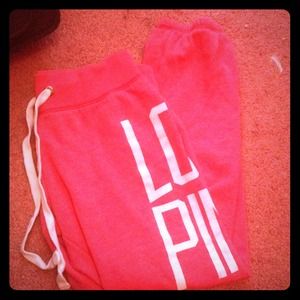 Love Pink Capri Sweatpants