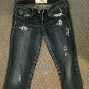 Hollister ripped denim jeans