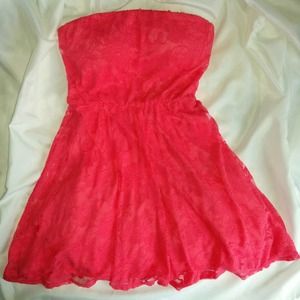 Strapless Pink Dress