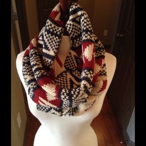 Accessories - Chunky knit tribal infinity scarf price firm Accessories - Chunky knit tribal infinity scarf price firm