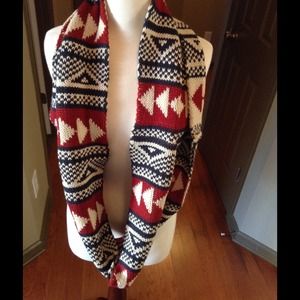 Accessories - Chunky knit tribal infinity scarf price firm Accessories - Chunky knit tribal infinity scarf price firm