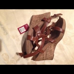 Merona Tan Wedges