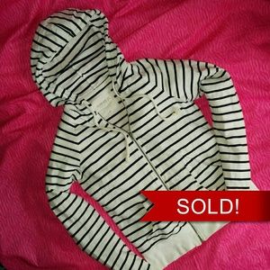 Black & White Striped Jacket