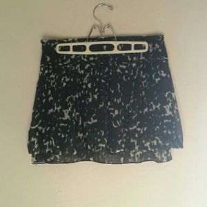 Gap Black and Teal Balloon Skirt