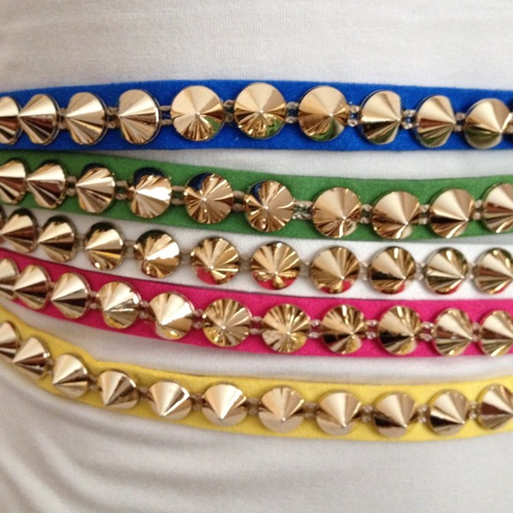 Studded Tie Belt