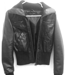 Black leather jacket - Ambiance Apparel