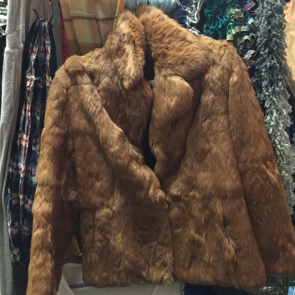 Rabbit fur jacket