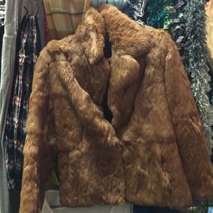 Rabbit fur jacket