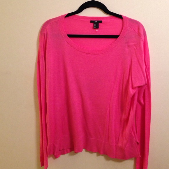 Hot Pink H&M Sweater - Picture 1 of 1