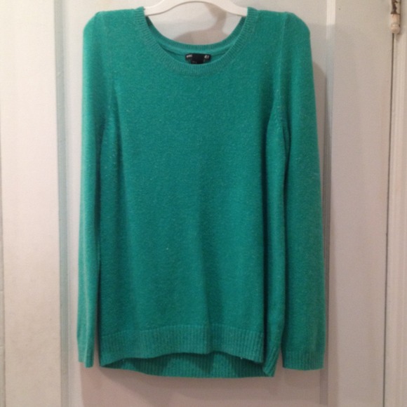 H&m greenish blue sweater