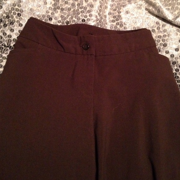 Dark brown dress pants