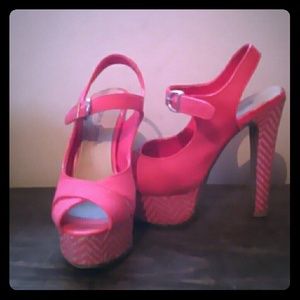 Diva Lounge Peace Orange Heels