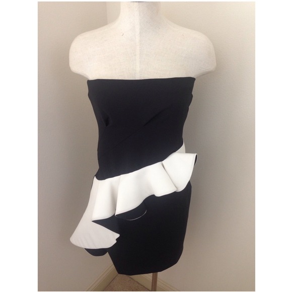 Zara Dresses - |just ⬇️|ZARA STRUCTURED RUFFLE Dress Zara Dresses - |just ⬇️|ZARA STRUCTURED RUFFLE Dress