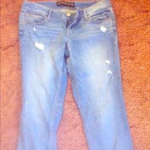 Light wash Denim Boyfriend Jeans