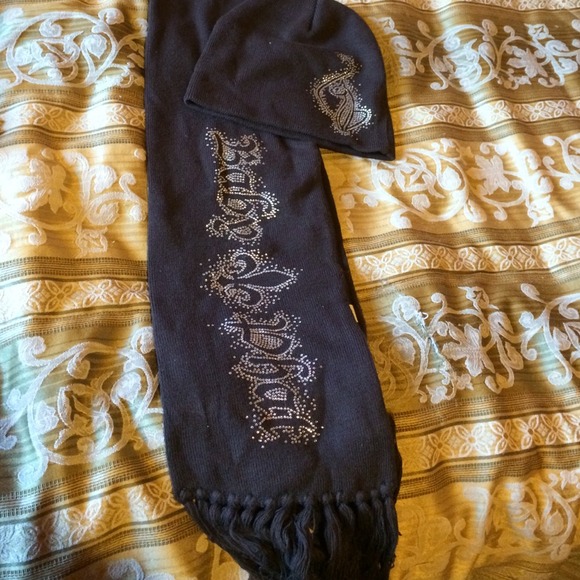Baby phat hat and scarf nwot