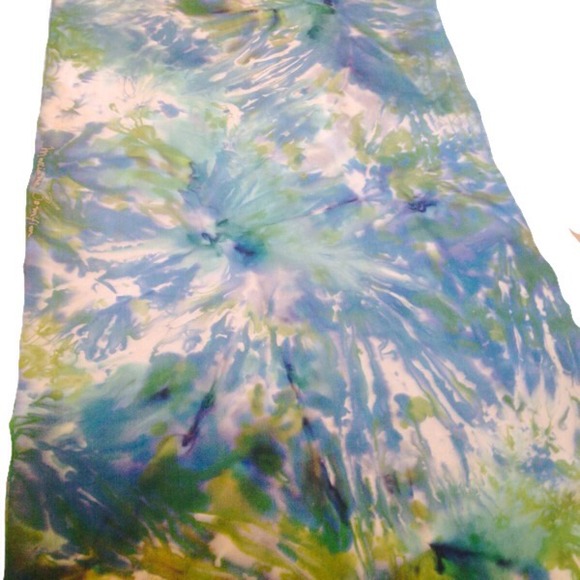 Silk handmade wrap scarf. Custom colors and sizes.