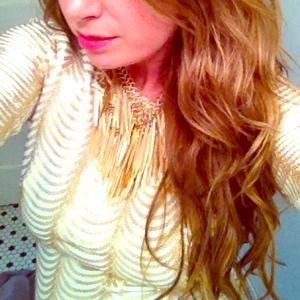 White and gold party dress from Windsor