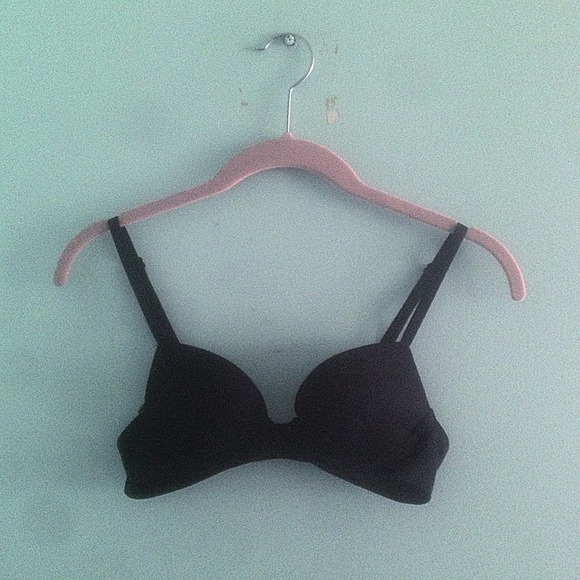 Aerie Lexi Black 32A Pushup Bra NWOT