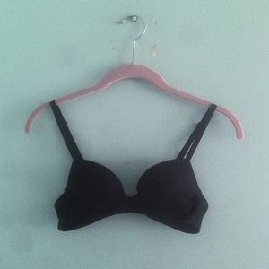 Aerie Lexi Black 32A Pushup Bra NWOT