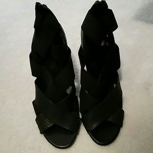 BCBGeneration Strappy Heels with small wedge